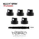 Bicos para Spray 5 unid. Cap Pocket 2,5cm Graffiti, Pintura Automotiva, Pintura Industrial, Arte e Customização Bicos para Spray 5 unid. Cap Pocket 2,5cm Graffiti, Pintura Automotiva, Pintura Industrial, Arte e Customização