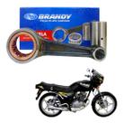 Biela Completa Brandy - Para Moto GN 125 Intruder até 2007 / Katana 125 Biela Completa Brandy - Para Moto GN 125 Intruder até 2007 / Katana 125