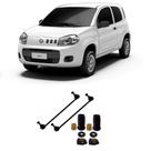 Bieleta + Kit Batente Fiat Uno Vivace Dianteiro 2010 Até 2018 O Par
