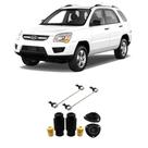 Bieleta + Kit Batente Kia Sportage Dianteiro 2004 Até 2009 O Par