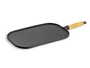 Bifeteira Chapa Lisa Oval Em Ferro Fundido 16x23 Cm Libaneza