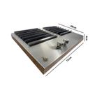 Bifeteira de Embutir 720 - Com Aletas Em Inox