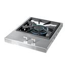 Bifeteira De Embutir A Gás Cooktop Inox 36cm 304 Com Queimador Industrial Duplo Guindani 40006202