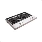 Bifeteira De Embutir Dupla A Gás Inox 304 72cm Com Queimador Industrial Duplo Guindani 40008202
