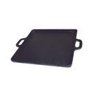 Bifeteira De Ferro Fundido Lisa Quadrada Alça Ferro 20Cm
