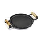 Bifeteira Ferro Fogo Forte Alça Madeira Panela Mineira 22cm