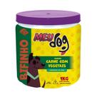 Bifinho Meu Dog sabor CARNE com VEGETAIS 1kg Pote
