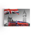 Big Ben Londres Onibus Vermelho Quadro Canvas 60x40cm Big Ben Londres Onibus Vermelho Quadro Canvas 60x40cm
