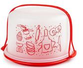 Big Cake redonda com alça Linha Receitas Tupperware
