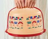 Big Cake redonda com alça Linha Sabor de Arraiá Tupperware