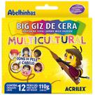 Big giz de cera Multicultural Acrilex 12 cores