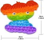 Big Push Pop Bubble Sensory Fidget Toys, Soft Silicone Stre