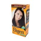 Bigen Tintura Capilar em Pó à Base de Água Tinta de Cabelo kit 3un Cor:CASTANHO ESCURO