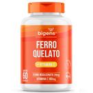 Bigens ferro quelato + vitamina c 60 caps
