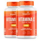 Bigens kit 2x vitamina c essential pure 500mg 60 cápsulas