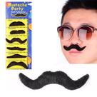 Bigode Adesivo Para Festas e Carnaval Cartela C/ 6un