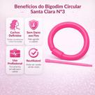 Bigodim Circular Santa Clara Nº 3 Cores Variadas Com 12 Unidades Cód.: 372