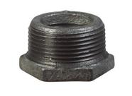 Bigorna de bucha de 1,25 polegadas MPT x 1 polegada FPT de ferro galvanizado