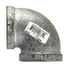 Bigorna de cotovelo de ferro galvanizado 1,5 polegadas FPT x 1,5 polegadas FPT