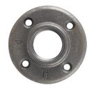 Bigorna de flange de piso 1-1/4 em ferro maleável preto
