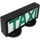 Bigorrilho Luminoso Grande Taxi Vintage Universal Imã Fusca Kombi Brasília Variant Tl Gol Santana Pa