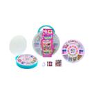 Biju collection kit maleta redonda verde água - dm toys dmt6314