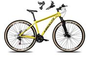 Bike Aro 29 Absolute Nero 5 Alumínio 24v Câmbios Shimano Tz Garfo Suspensão Freio a Disco Pneu Faixa Bege