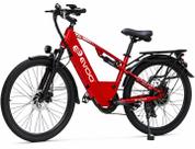 Bike Elétrica Evoo Tank 500W 48V Freio Disco Aro 26 Vermelho