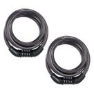 Bike Lock Master Lock 8143T, combinação predefinida de 1,2 m, pacote com 2