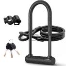 Bike U Lock Alshaay Heavy Duty 12 toneladas Shear Antifurto