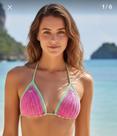 Bikini de Crochê Pink P Feito à Mão