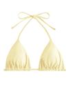 Bikini Top WDIRARA Sequin Sparkly Wireless Cream para mulheres