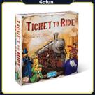Bilhete de jogo de tabuleiro para viajar de trem cross-country