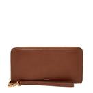 Billetera Fossil Logan de Cuero para Mujer con Bloqueo RFID en Color Marrón Billetera Fossil Logan de Cuero para Mujer con Bloqueo RFID en Color Marrón