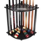 Billiards Pool Stick Holder GSE Games & Sports Expert Black