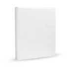 Binder Amazon Basics, 3 anéis, 1 polegada, branco, 1 pacote