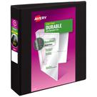 Binder Avery Durable View 3 Ring, anéis inclinados de 2 polegadas, pretos Binder Avery Durable View 3 Ring, anéis inclinados de 2 polegadas, pretos