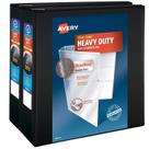 Binder Avery Heavy-Duty View, 3 anéis, 4 anéis inclinados de um toque Binder Avery Heavy-Duty View, 3 anéis, 4 anéis inclinados de um toque