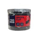 Binder Clip 19mm Preto com 40 Unidades