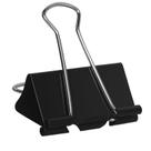 Binder Clips Aellabus Large 5,1 cm, pacote com 72 unidades, aço temperado preto