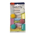 Binder Clips Pompom 25mm Brw Binder Clips Pompom 25mm Brw