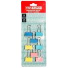 Binder Clips prendedor para papel colorido 25 mm 8 peças Binder Clips prendedor para papel colorido 25 mm 8 peças