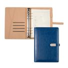 Binder Organizer ZMHQLPDZ A5 PU Leather Journal Blue