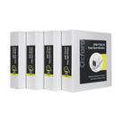 Binder Oxford 3 Ring, 2 polegadas, capacidade para 530 folhas, branco, pacote com 4