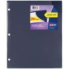 Binder Pockets Avery Corner Lock para encadernadores de 3 anéis, pacote com 24
