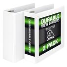 Binder Samsill Durable de 4 polegadas com anel D com travamento, pacote com 2 unidades