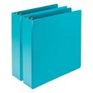 Binder Samsill Earth's Choice, turquesa durável de 2 polegadas, de base biológica