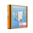 Binder STAPLES 3-Ring Better 5cm D-Rings laranja brilhante