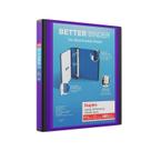 Binder Staples 827604 3 anéis Better 1,5 polegadas roxo