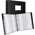 Binder Uquelic de 50 bolsos com mangas de plástico para obras de arte